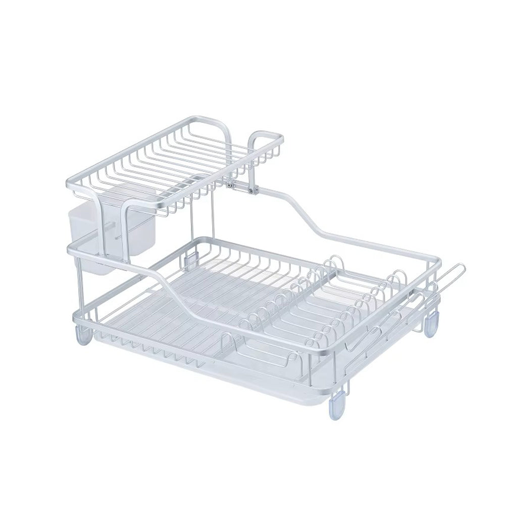 2 layers rustproof Aluminum dish rack