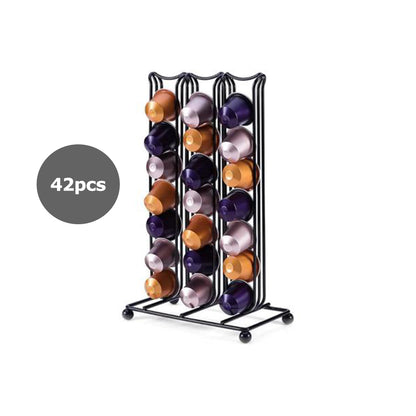 42 pcs Espresso capsule holder metal rack