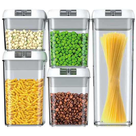 Air-tight food storage containers 5 pcs set