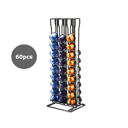 60 pcs Espresso capsule holder metal rack