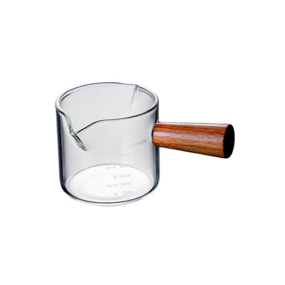 Heat resistant glass Espresso measuring jug - small 100ml