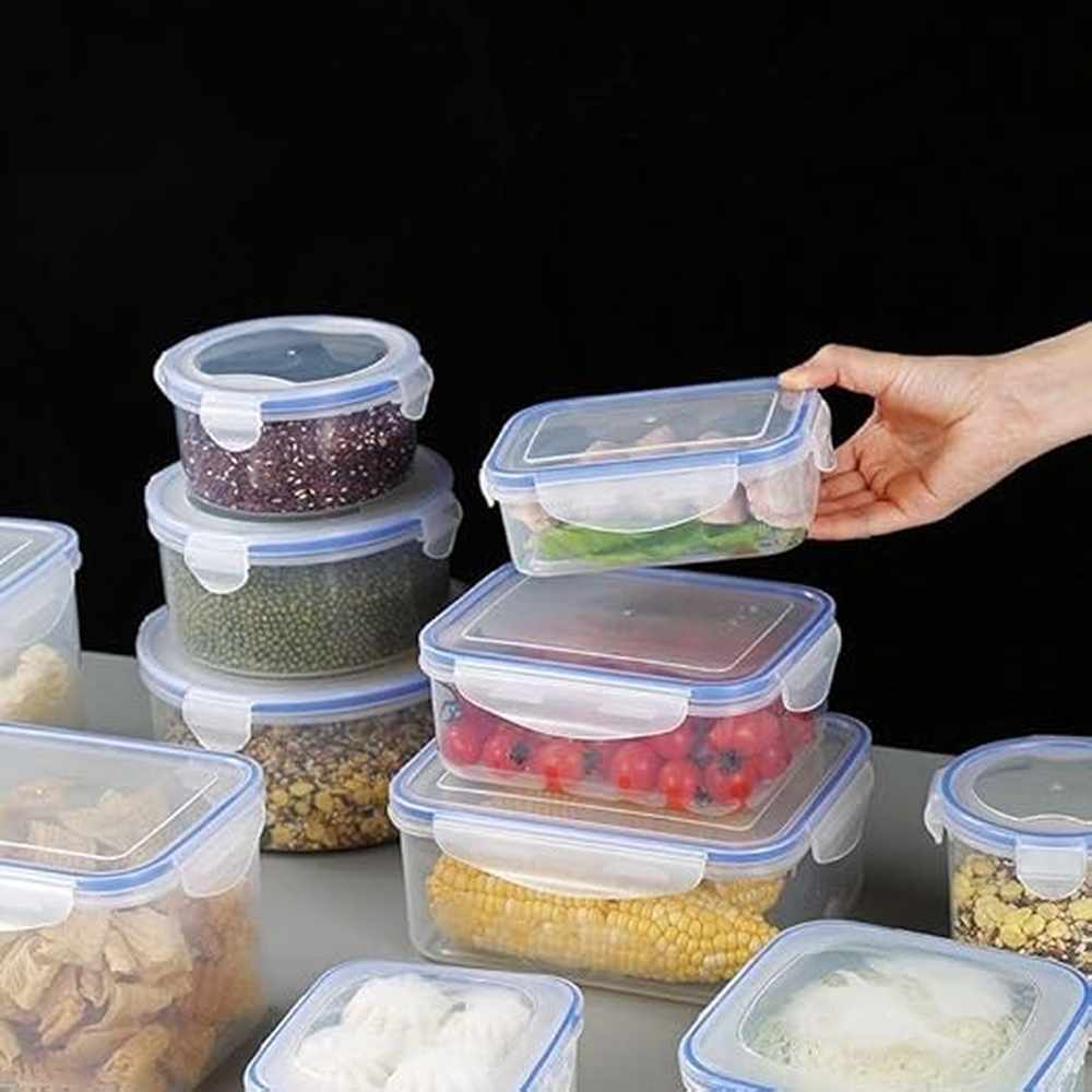 3 pcs round Airtight food storage containers