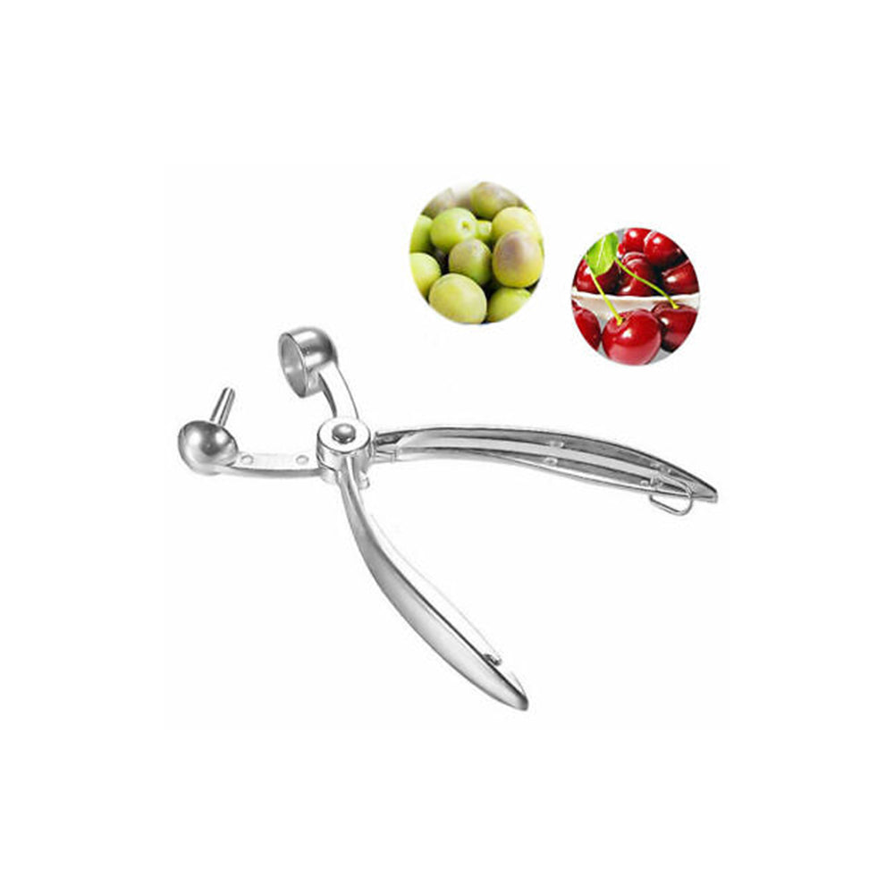 Aluminium olive & cherry pitter